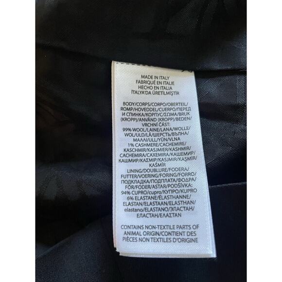 Ralph Lauren Collection Purple Label Meritta Wool Cashmere Jacket Blazer 2 Women - Picture 11 of 13